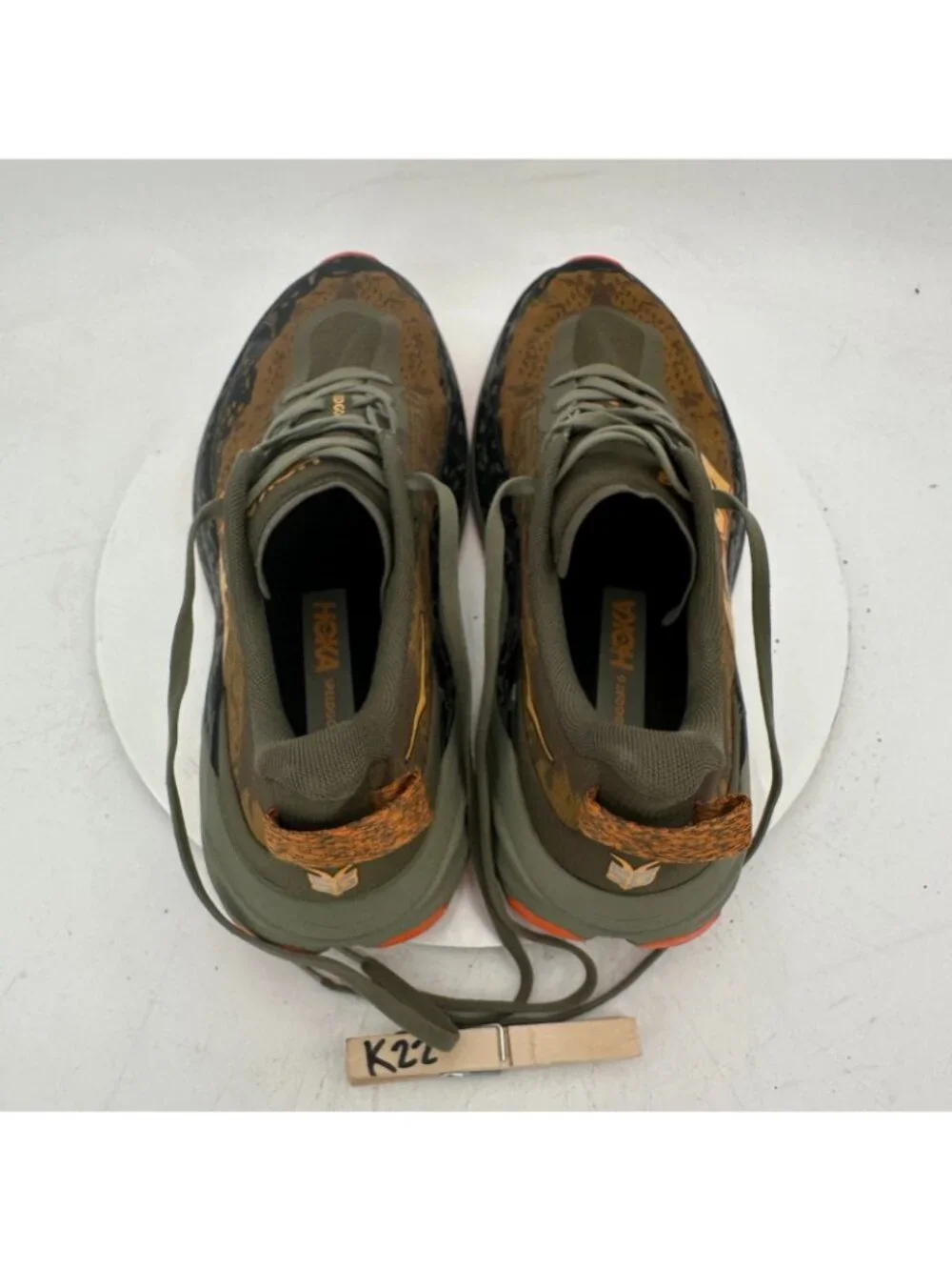 Hoka One One Speedgoat 6 Men Size 10D 1147791-AQL Antique Olive Squash Shoes